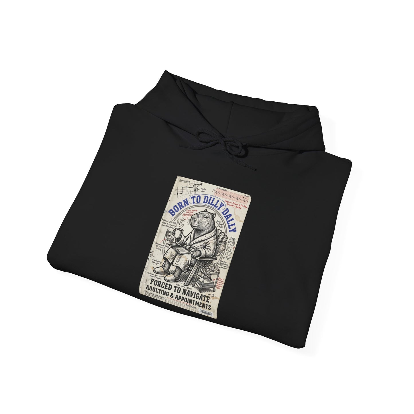 I Dilly & I Dally Hoodie | Dilly Dally meme, retro cartoon slogan