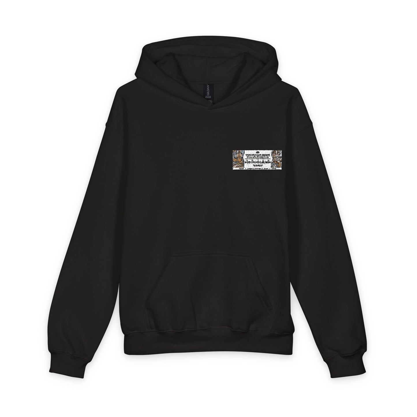 Youth Hoodie — Cute Paw Print "Best Cat Dad Ever" Pocket Design